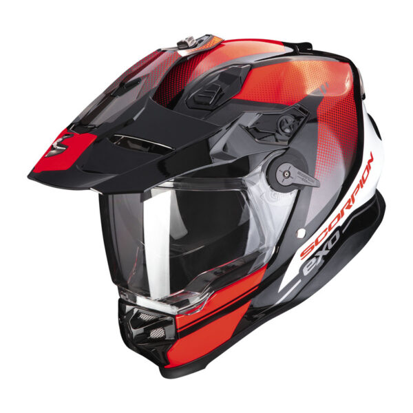 SCORPION Kypärä ADF-9000 Evo AIR Trail musta/punainen, koko L