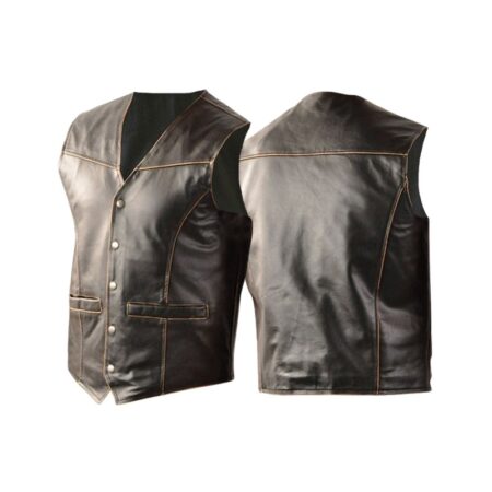 TIMELESS Old School L nahkaliivi, antiikki look