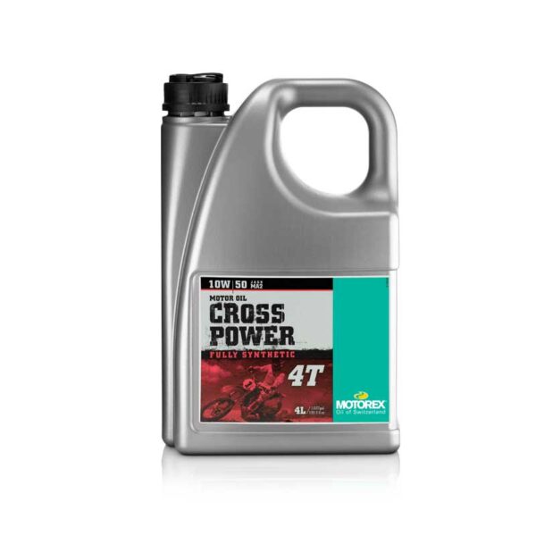 Motorex Cross Power 4T 10W/50 moottoriöljy, 4 litraa