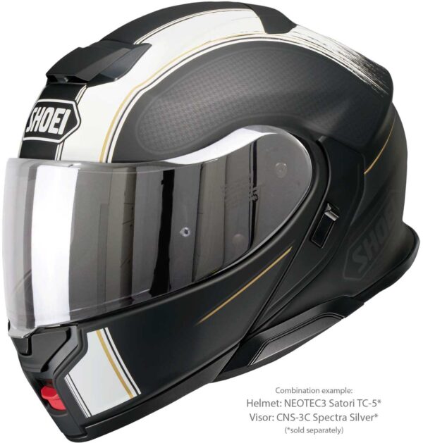 SHOEI Visiiri (CNS-3C) spectra silver - Image 4
