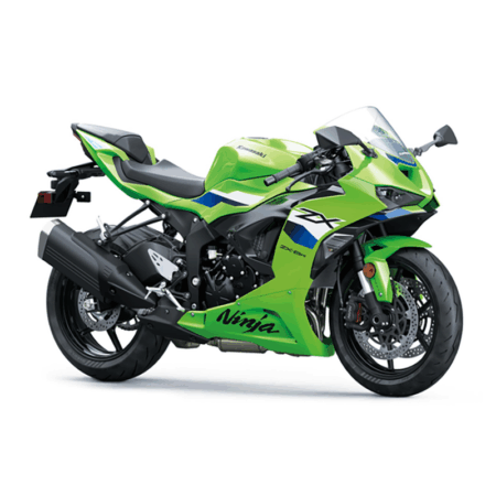 Kawasaki Ninja ZX-6R moottoripyörä - Lime Green (2026)