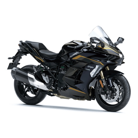 Kawasaki Ninja H2 SX moottoripyörä - Metallic Brilliant Golden Black / Metallic Diablo Black (2026)