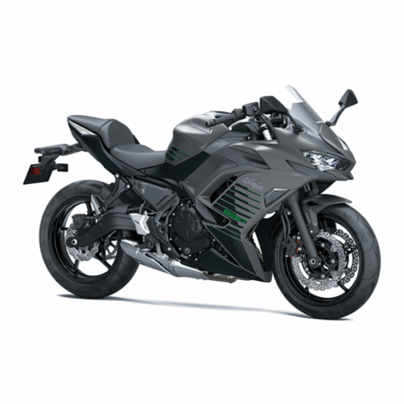 Kawasaki Ninja 650 moottoripyörä - Metallic Matte Graphenesteel Gray / Metallic Flat Spark Black (2026)