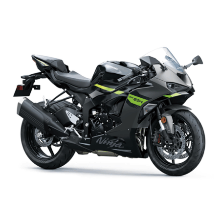 Kawasaki Ninja ZX-6R moottoripyörä - Metallic Matte Graphenesteel Gray / Metallic Spark Black / Lime Green (2026)