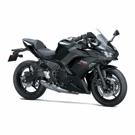 Kawasaki Ninja 650 moottoripyörä - Metallic Flat Spark Black / Metallic Carbon Gray (2026)