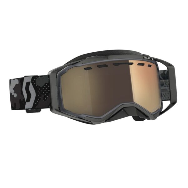 Scott Prospect Snow Cross LS ajolasit moottorikelkkailuun, harmaa / musta, bronze chrome