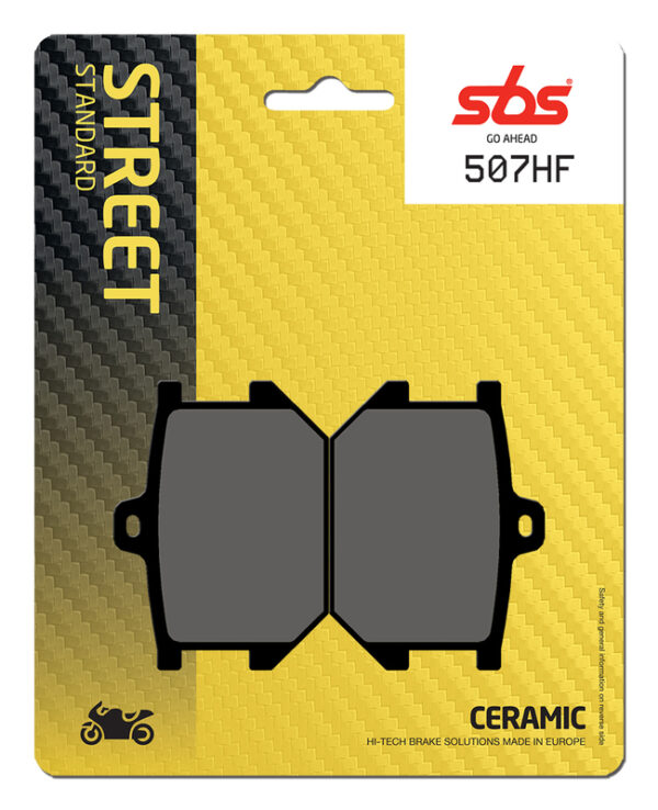 SBS Ceramic jarrupalat, eteen / taakse (Yamaha)