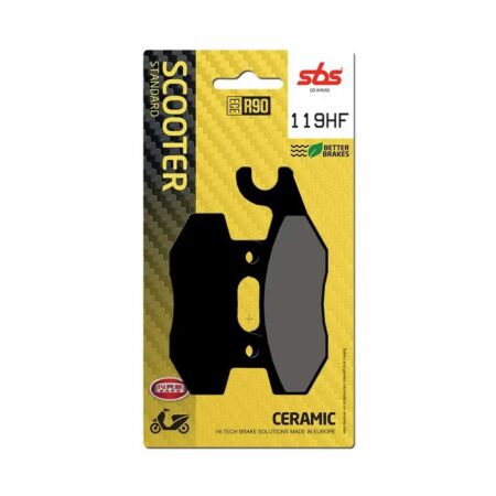 SBS jarrupalat, eteen / taakse, 119HF (Honda, Keeway, Kymco, SYM)