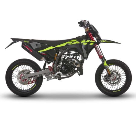 Fantic XM 50 Competition Motard mopo, musta-keltainen, Euro5+ (2025)