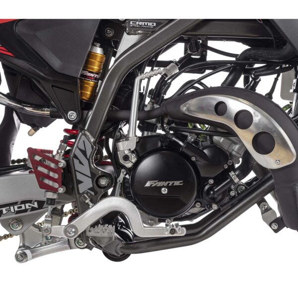 Fantic XM 50 Competition Motard mopo, valko-puna, Euro5+ (2025) - Image 3