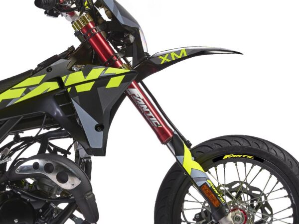 Fantic XM 50 Competition Motard mopo, musta-keltainen, Euro5+ (2025) - Image 3