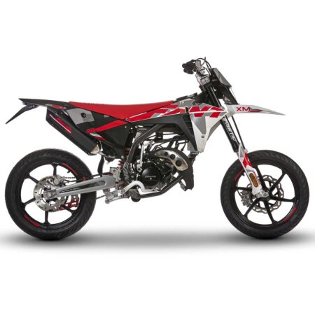 Fantic XM 50 Performance Motard mopo, Euro5+, puna-valko (2025)