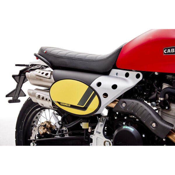 Fantic Caballero Scrambler 500 moottoripyörä, punainen – Klassinen tyyli, moderni voima - Image 3