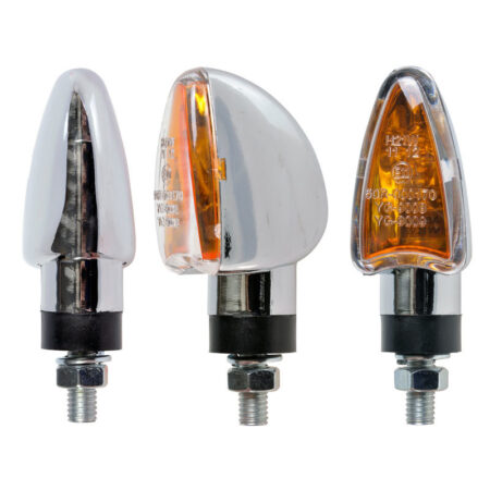 Forte Mini Laser -vilkut, kromi, E-hyväksytty (pari)