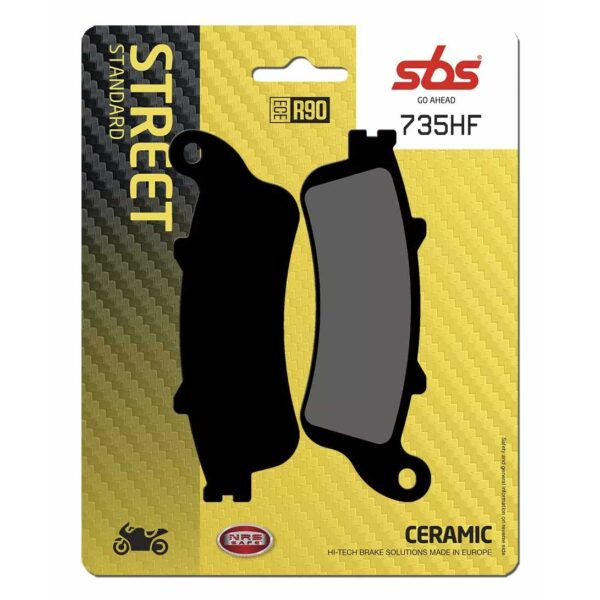 SBS HF Street Ceramic -jarrupalat, eteen (735HF) (Honda, Kawasaki)