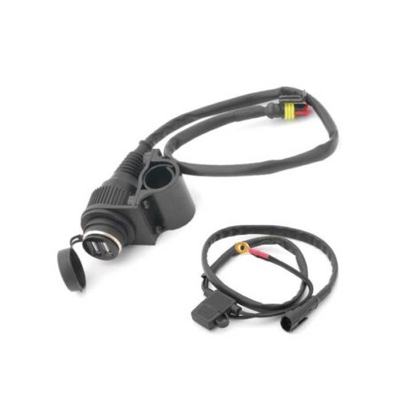 BC 2 x USB-laturi moottoripyörään + tupakansytytinliitäntä