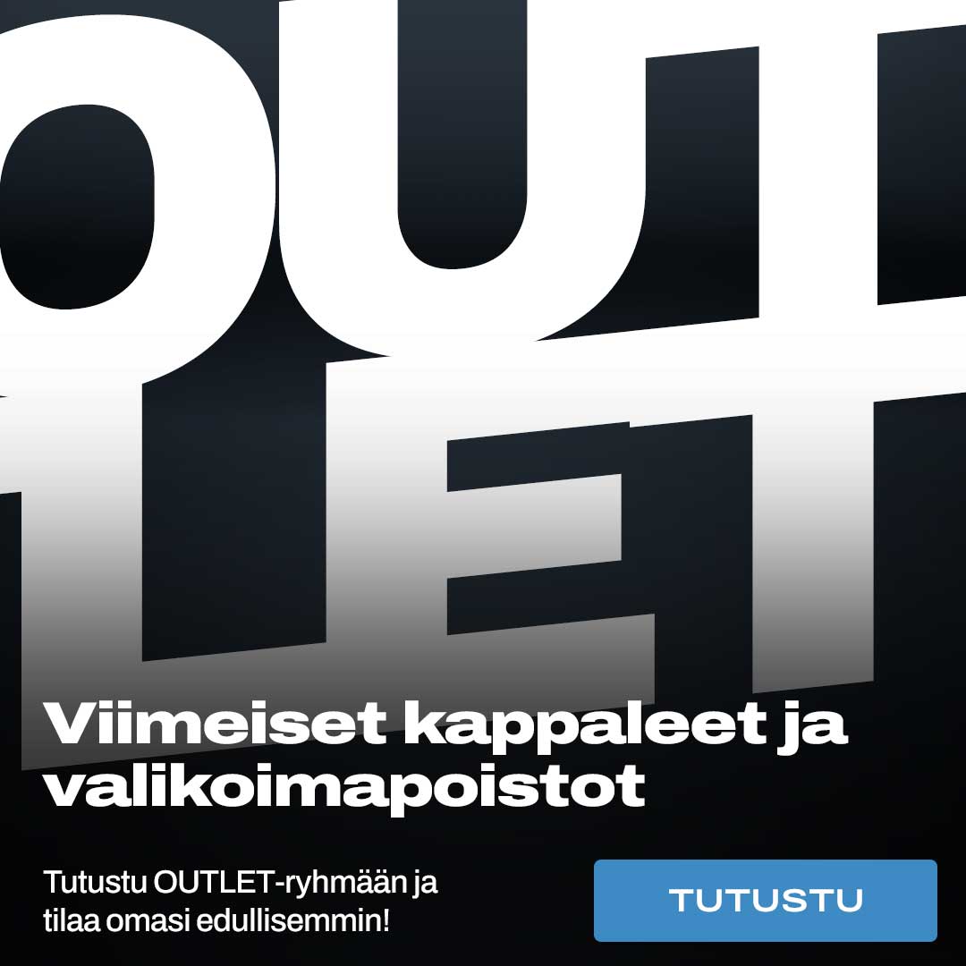 Yksittäiskappaleet ja valikoimapoistot OUTLETista