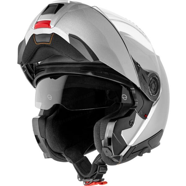 Schuberth C5 huipputason avattava kypärä, hopea (koko: 3XL 65) - Image 2