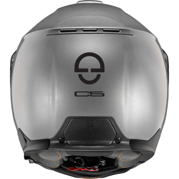 Schuberth C5 huipputason avattava kypärä, hopea (koko: 3XL 65) - Image 4