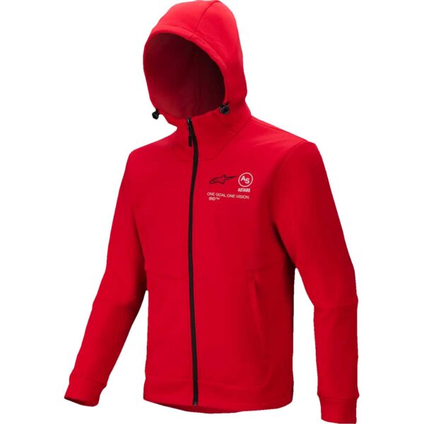 Alpinestars Youth Racer MX Fleece -takki, punainen