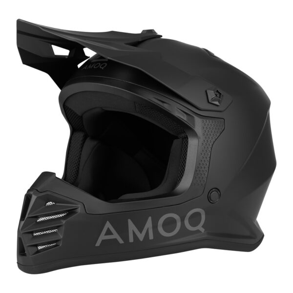 AMOQ Meteor V2 JNR MX kypärä Blackout - Image 2