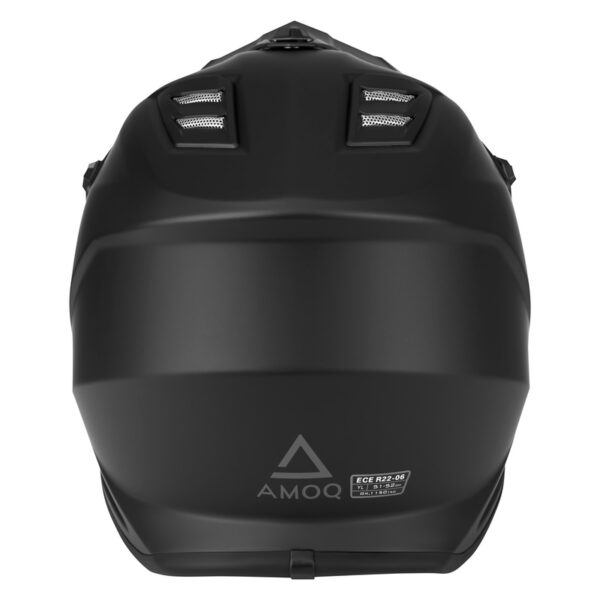 AMOQ Meteor V2 JNR MX kypärä Blackout - Image 3