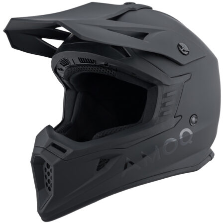 AMOQ Meteor V2 nuorten MX kypärä Blackout