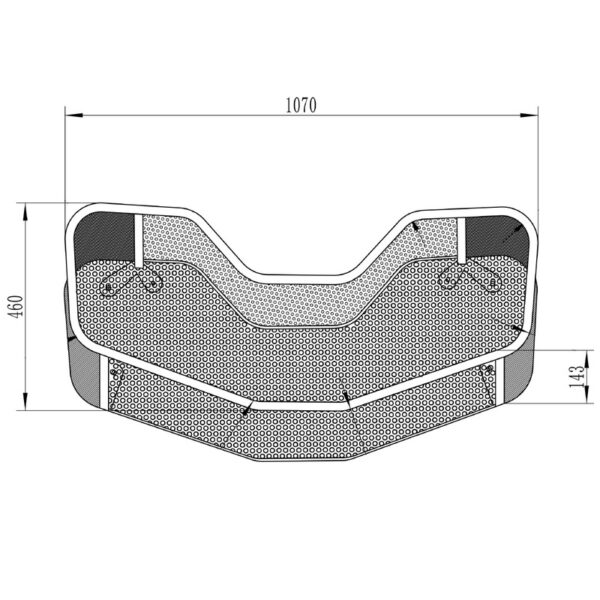 Bronco mönkijän verkkokori eteen, yleismalli - Image 3
