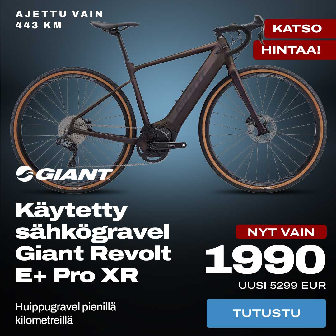 Giant käytetty sähköpyörä gravel