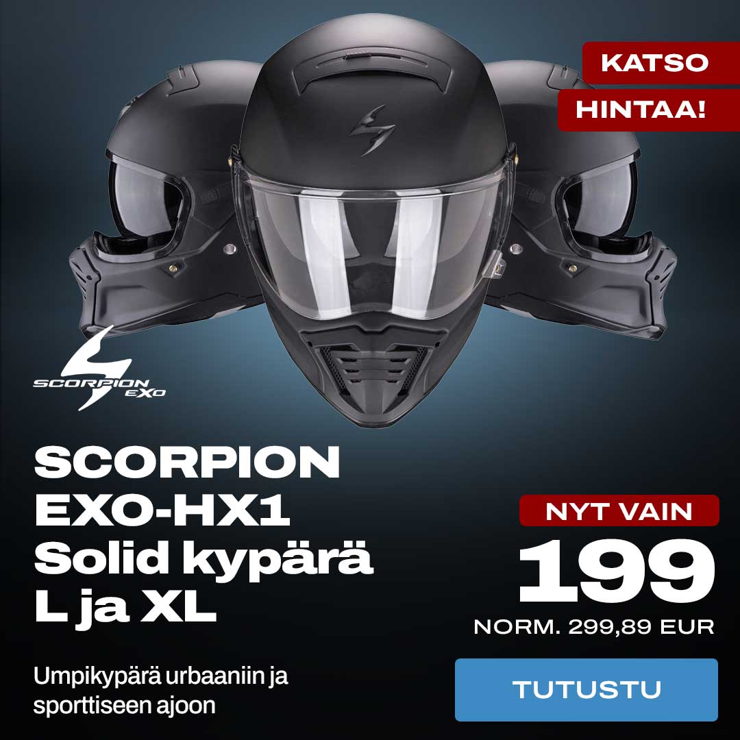 Scorpion EXO-HX1 kypärä edullisesti