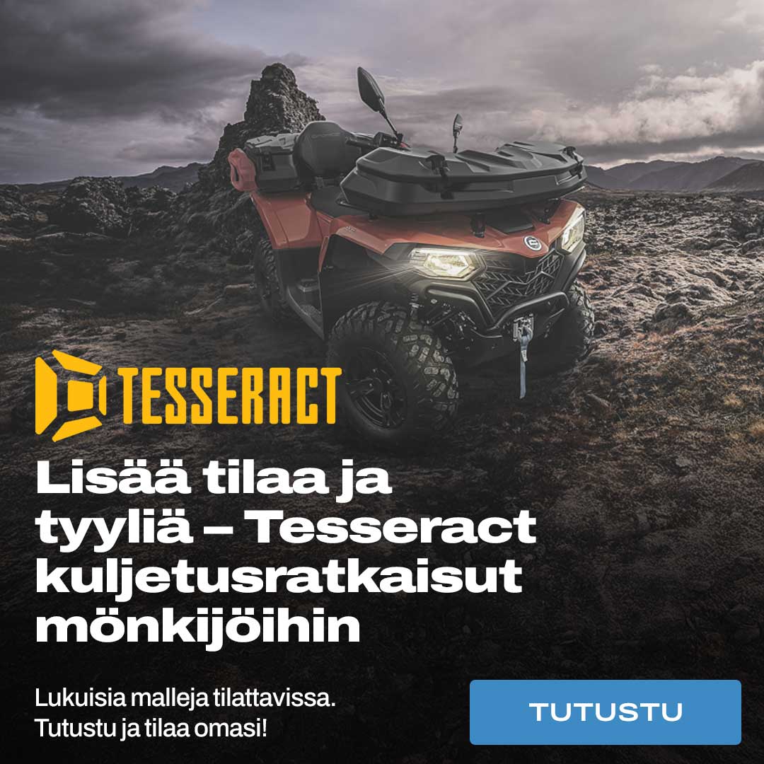 Tesseract mallikohtaiset kuljetusratkaisut mönkijöihin