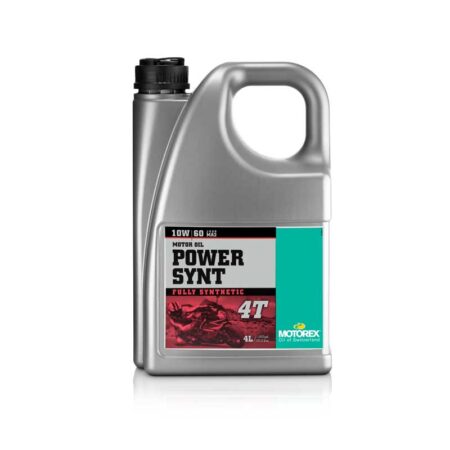 Motorex Power Synt 4T 10W/60 4L – Täyssynteettinen moottoriöljy