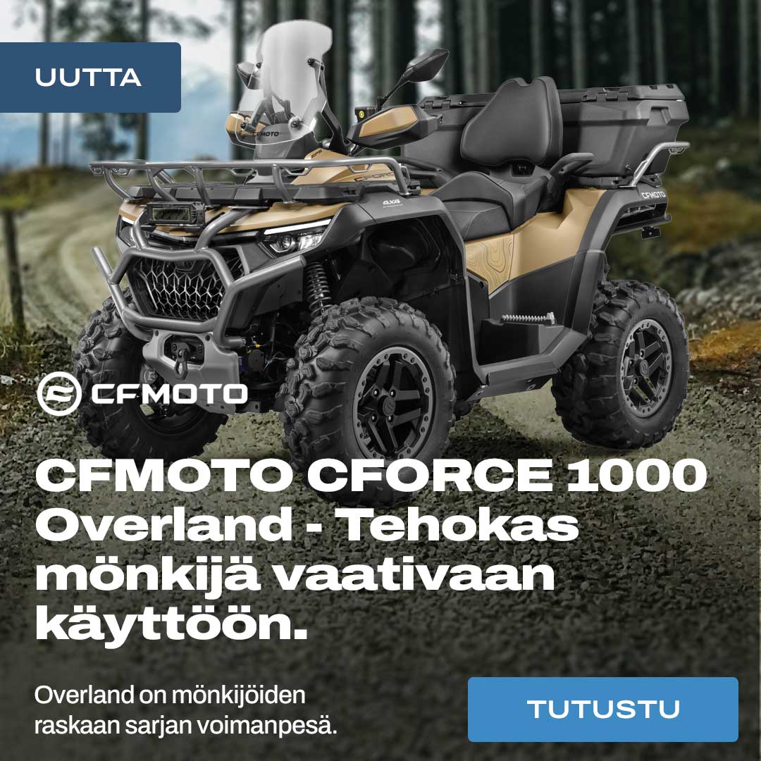 CFMOTO CFORCE 1000 Overland mönkijä vaativaan käyttöön