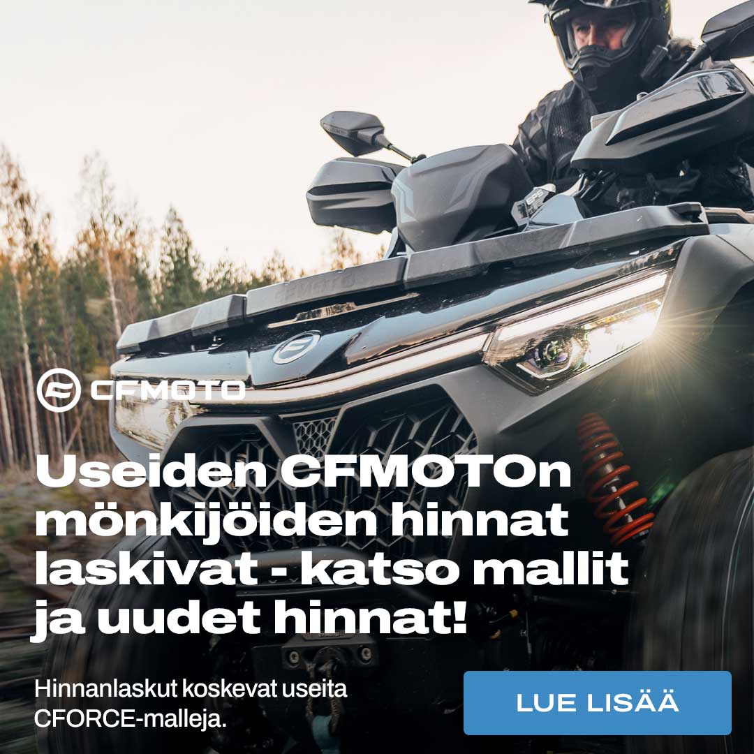 Useiden CFMOTOn mönkijöiden hinnat laskivat