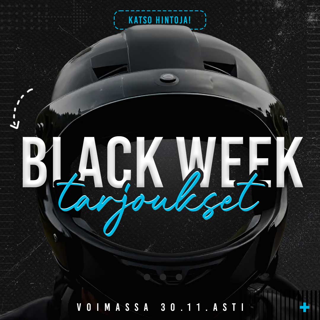 Black Week ajovarusteiden tarjoukset