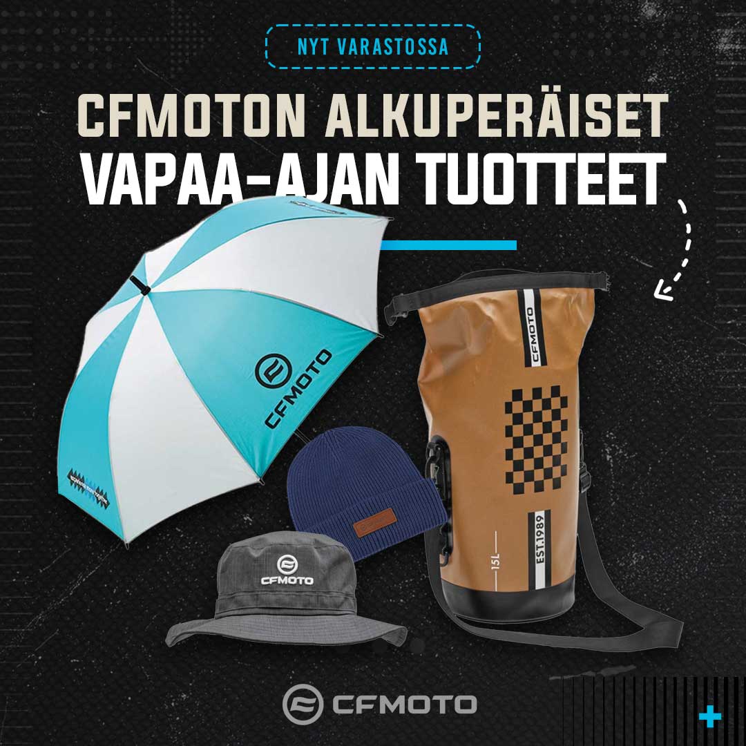 CFMOTOn vapaa-ajan tuotteet Motoboxista