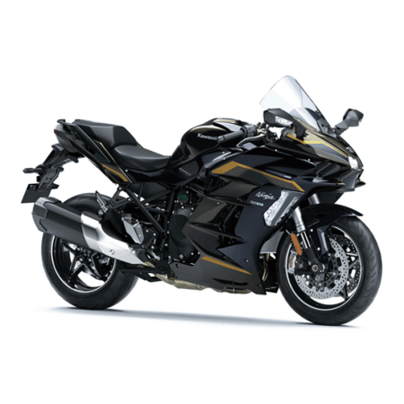 Kawasaki Ninja H2 SX SE moottoripyörä -  Metallic Brilliant Golden Black / Metallic Diablo Black (2026)