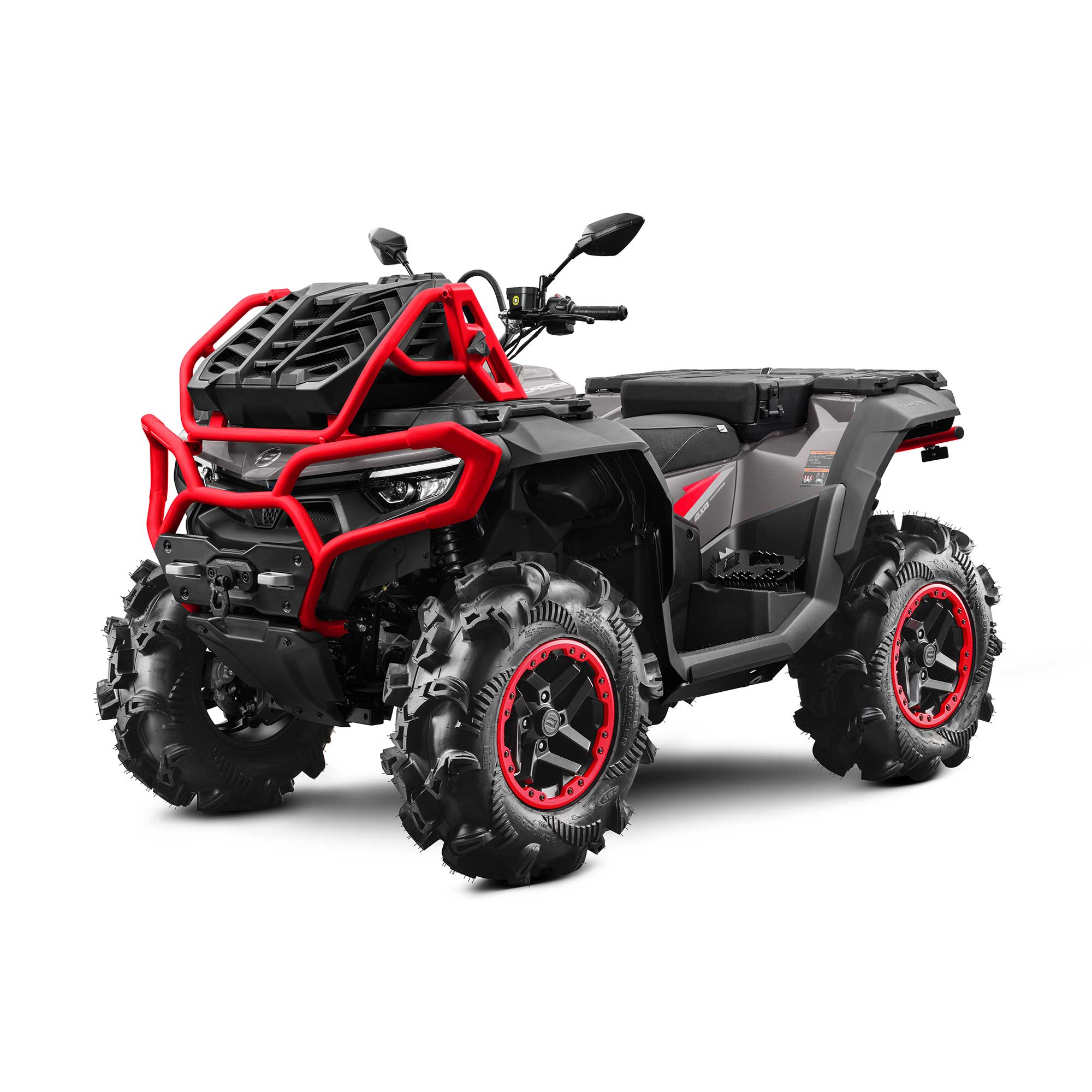 CFMOTO CFORCE 1000 MV, musta / punainen