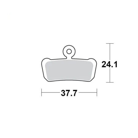 Moto-Master sinteröidyt jarrupalat, (FANTIC Integra, taakse)