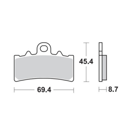 Moto-Master RoadPRO Sinter jarrupalat – etujarru (KTM Duke, BMW, Husqvarna)