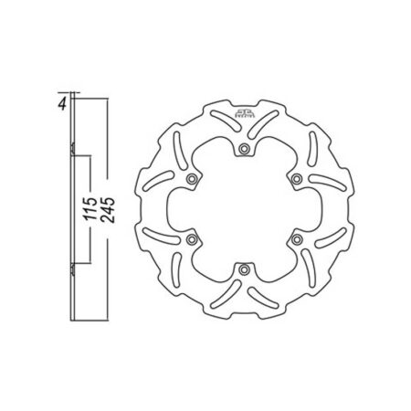 JT jarrulevy Wave, Yamaha (takajarrulevy)