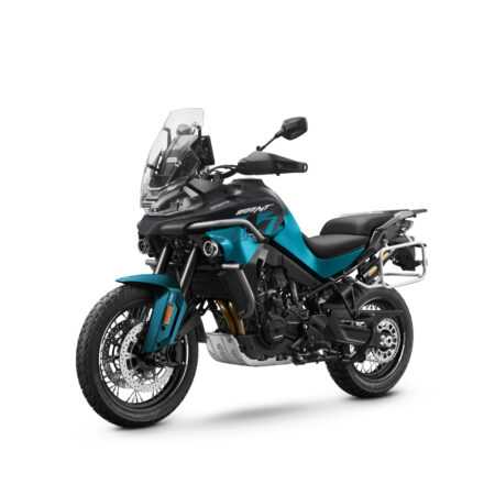 CFMOTO 800MT-X moottoripyörä, sininen (Sis. rallypaketti)