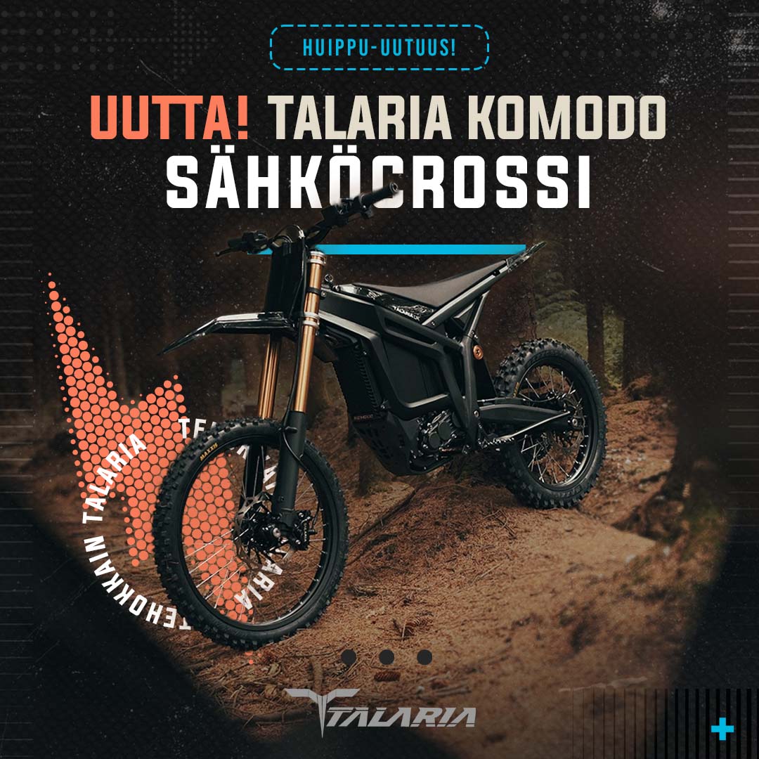 Talaria Komodo - tehokkain Talarian sähköcrossi tähän mennessä