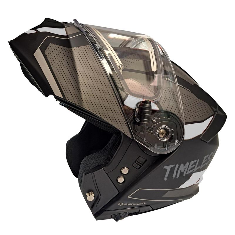 Timeless Flake Techride avattava kelkkakypärä, mattamusta/valkoinen - Image 2