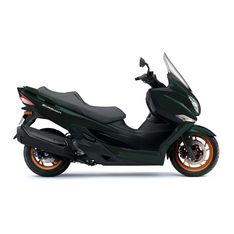 Suzuki BURGMAN 400 skootteri, Pearl Mat Shadow Green (2026)