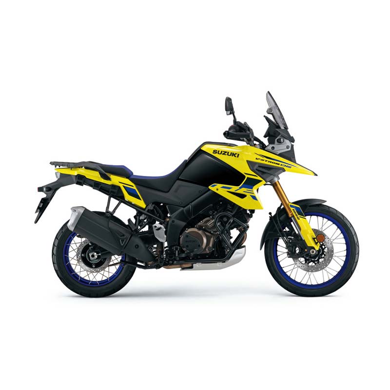 Suzuki V-STROM 1050DE moottoripyörä, Champion Yellow No.2 / Glass Sparkle Black (2026)