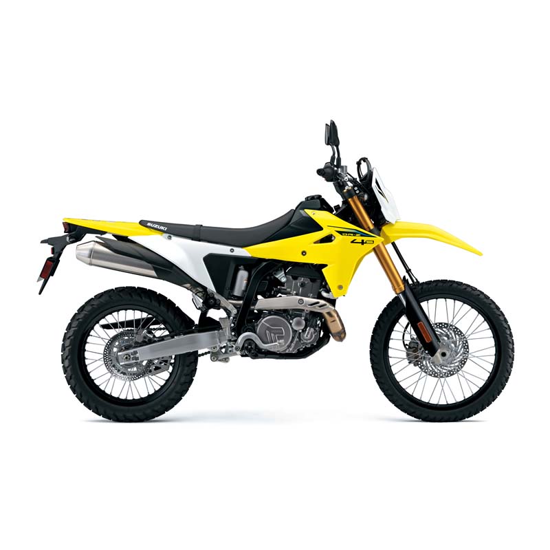 Suzuki DR-Z4S moottoripyörä, Champion Yellow No. 2 / Solid Special White No. 2 (2026)