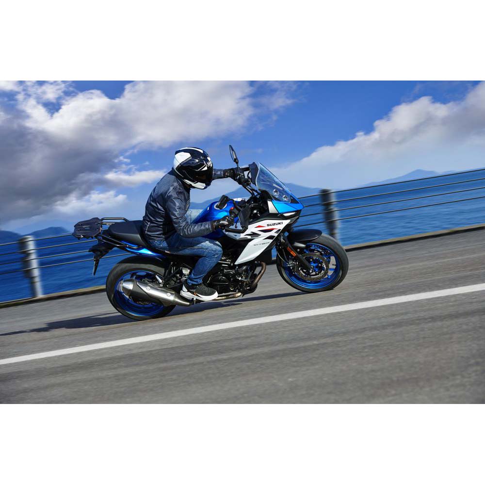 Suzuki SV-7GX moottoripyörä, Pearl Brilliant White / Metallic Triton Blue (2026) - Image 2