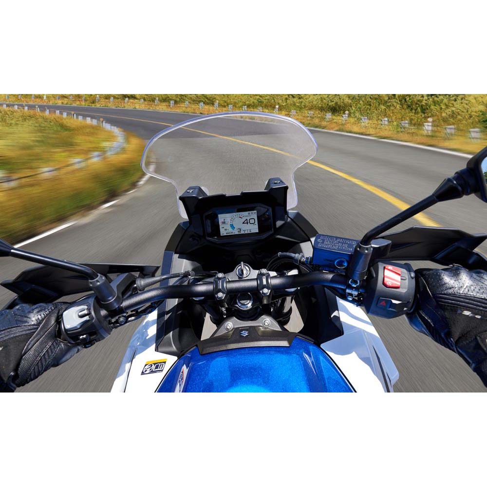 Suzuki SV-7GX moottoripyörä, Pearl Brilliant White / Metallic Triton Blue (2026) - Image 3