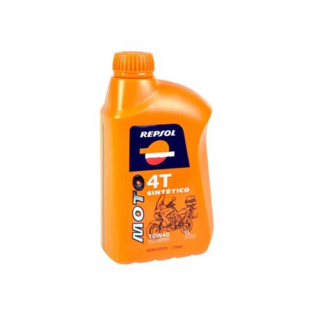 Repsol Moto Sintético 4T 10W-40 – täyssynteettinen moottoriöljy, 1 litra